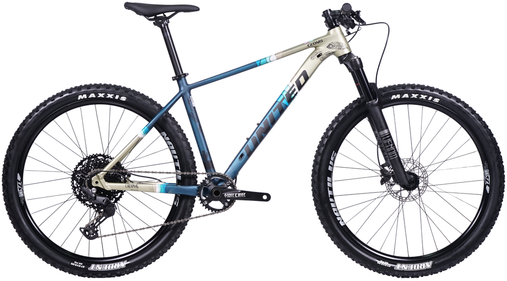 Bicicleta Clovis 5.10 Likupang Aro 27.5 - Color: Azul-Gris
